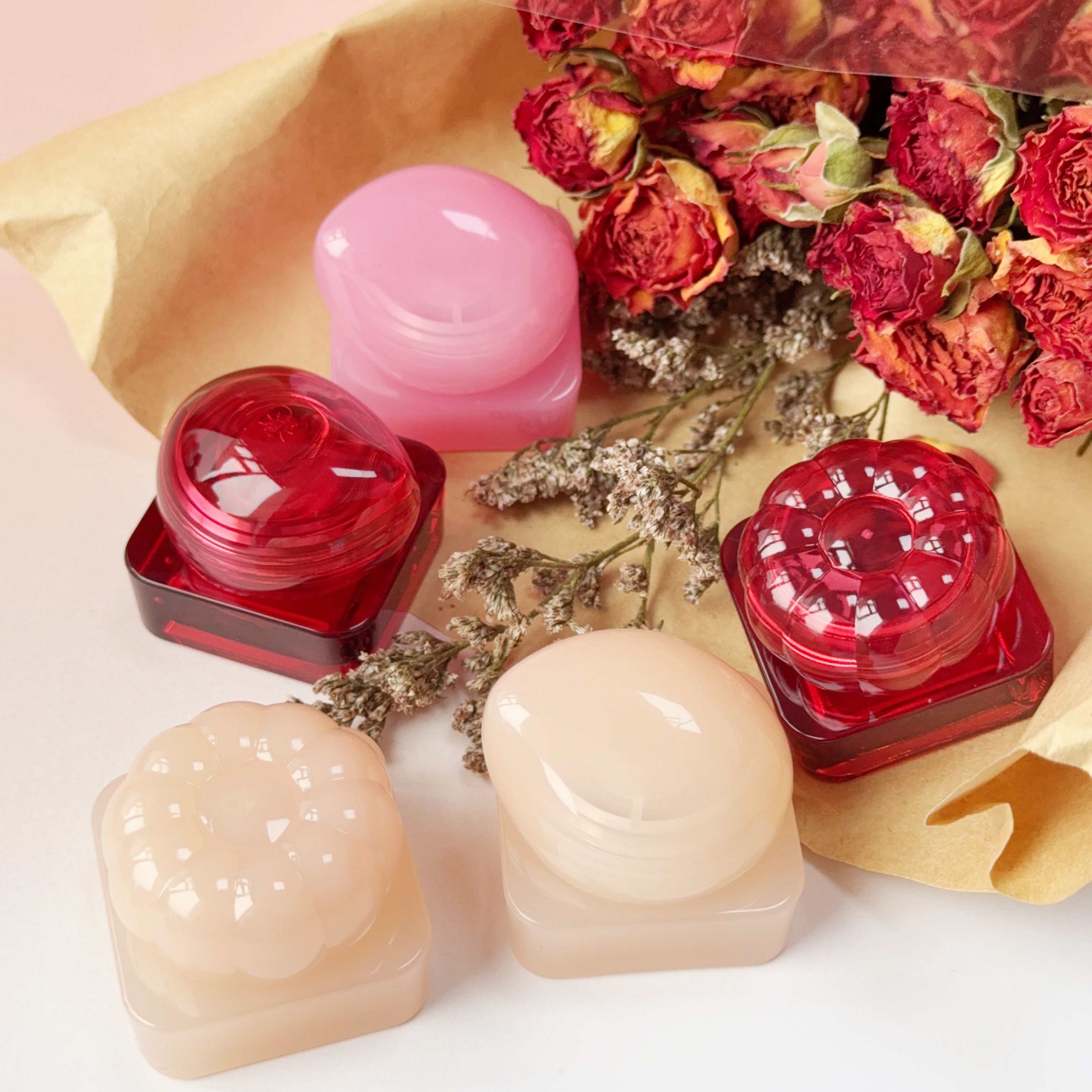 Cute square lip mask jar lipstick container